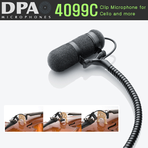 DPA 4099C 첼로 마이크 Cello Clip Microphone/악기용/연주용/첼로용/녹음/Cello/악기 마이크/4099/당일배송