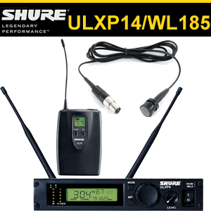 [SHURE 정품 ULXP14/WL185]900Mhz대역 슈어 무선마이크/고급무선마이크/밸트팩 핀마이크/행사 강의 보컬용마이크/ULXP4/ULX1/WL185/삼아무역 정품
