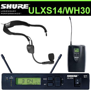 [SHURE 정품 ULXS14/WH30]900Mhz대역 슈어 무선마이크/고급무선마이크/바디팩/밸트팩 헤드셋 마이크/행사 강의 보컬용마이크/WH30/ULXS4/ULX1/삼아무역 정품